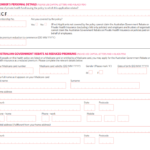 Australian Government Rebate Form