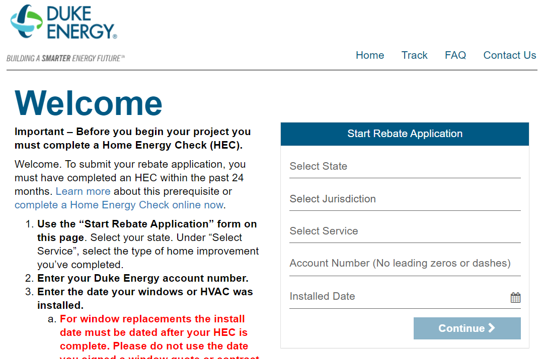 Duke Energy Hvac Rebate Form
