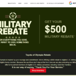 Toyota Military Rebate Form