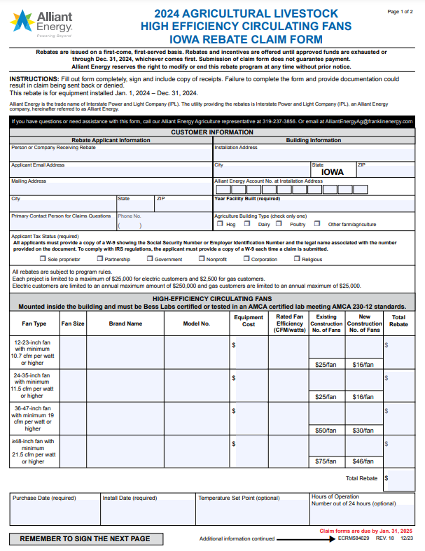 Alliant Energy Rebates 2024