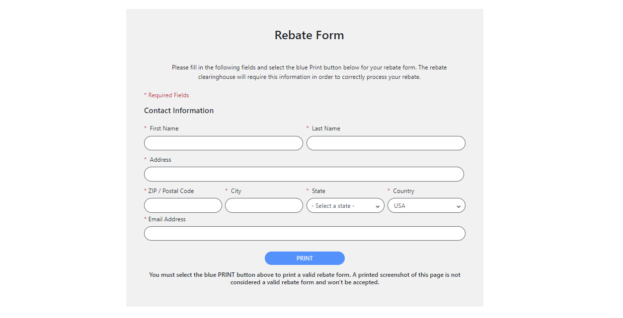 Menards Printable Rebate Forms