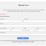 Menards Rebate Form