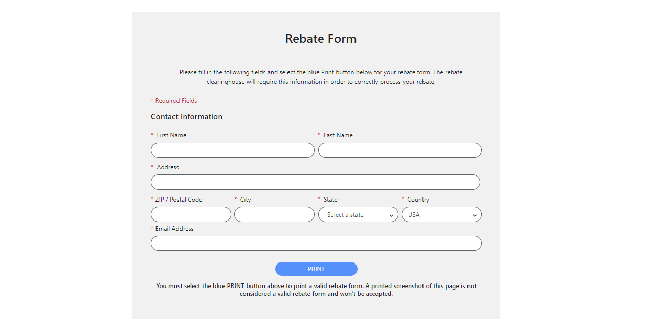 Menards Rebate Form Printable