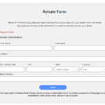 Menards Rebate Forms Printable