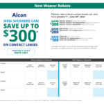 2024 Alcon Printable Rebate Form