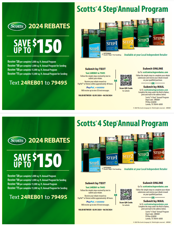 Scotts Rebates Scotts Rebates