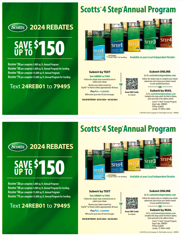 Scotts Rebates