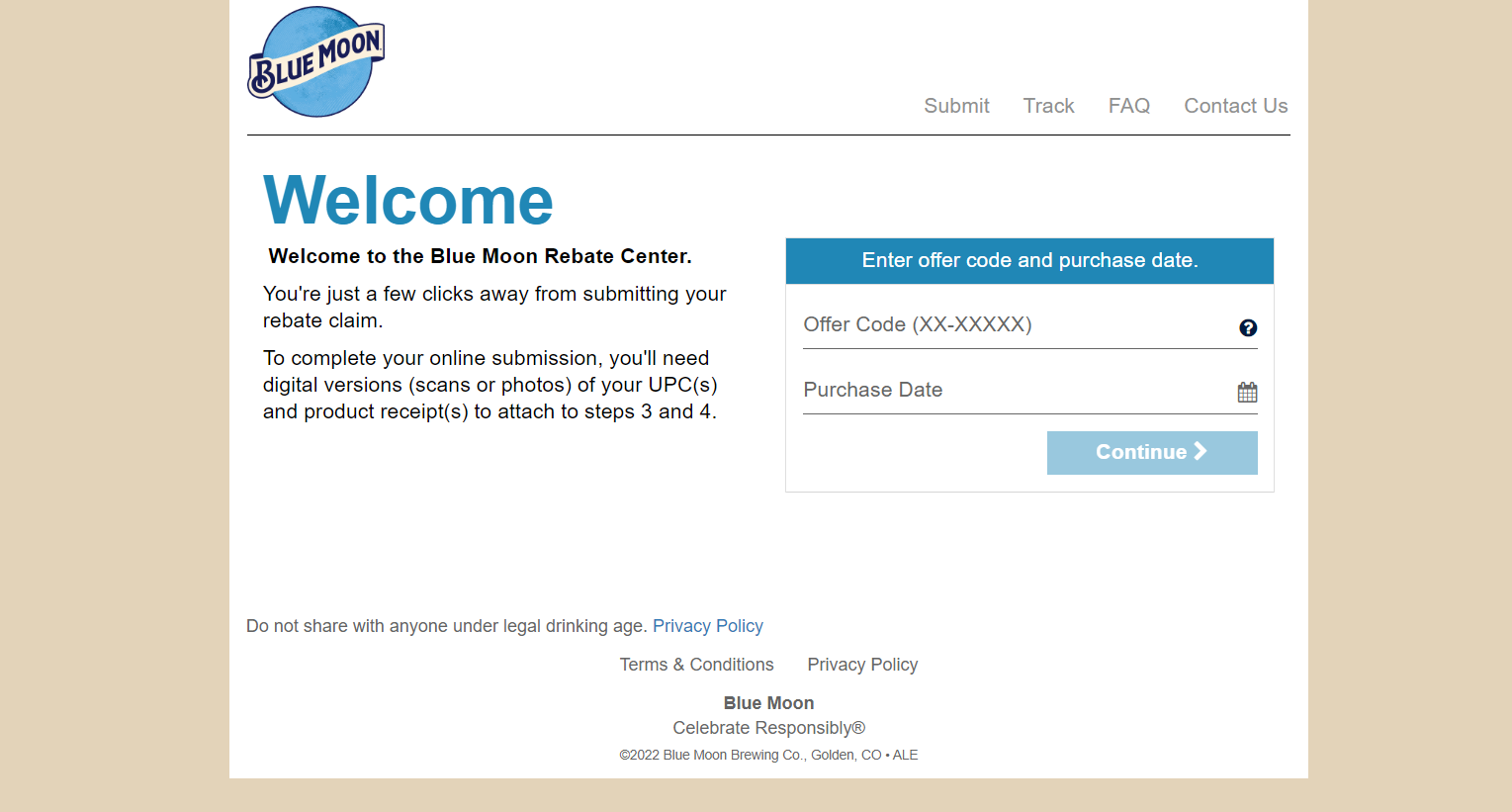 Blue Moon Rebate Code 2024