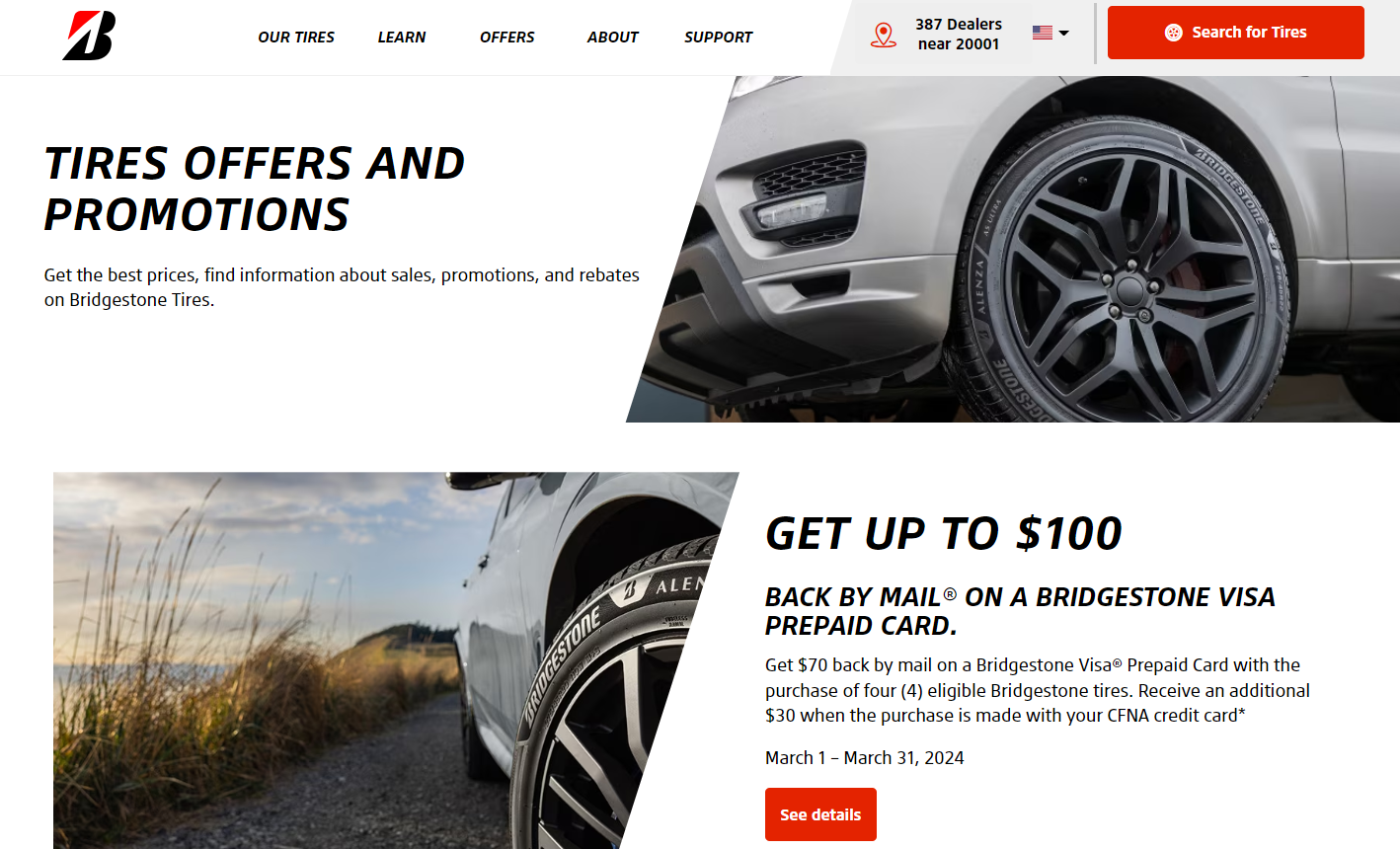 Bridgestone Tire Rebates 2024