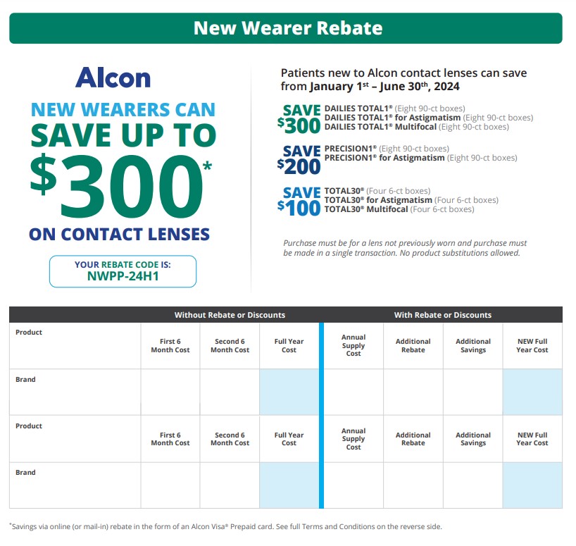 Dailies Rebate 2024 World Wide Rebates