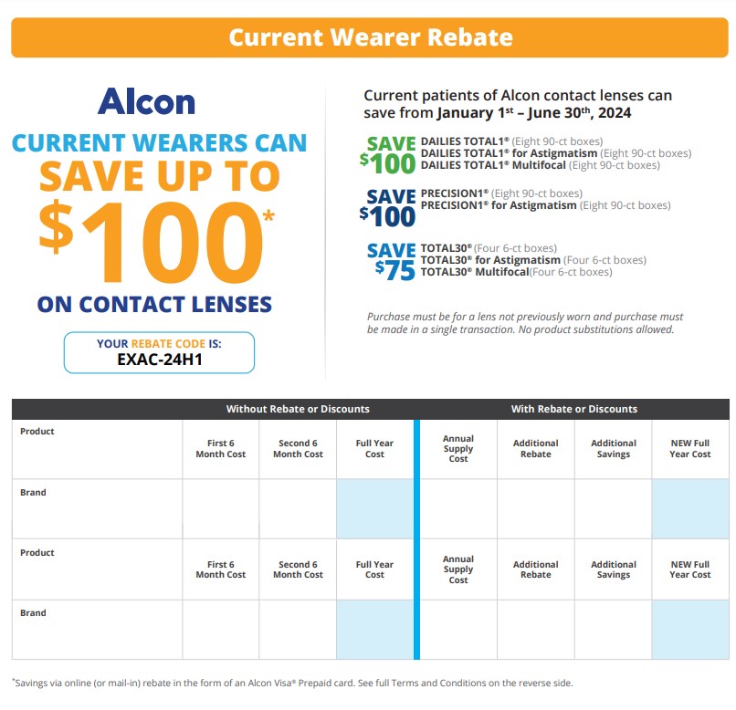Alcon Choice Rebate 2024 World Wide Rebates