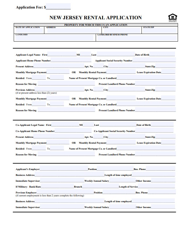 Rent Rebate Application NJ Online 2024 Form