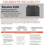 Speed Queen Rebate Form 2024