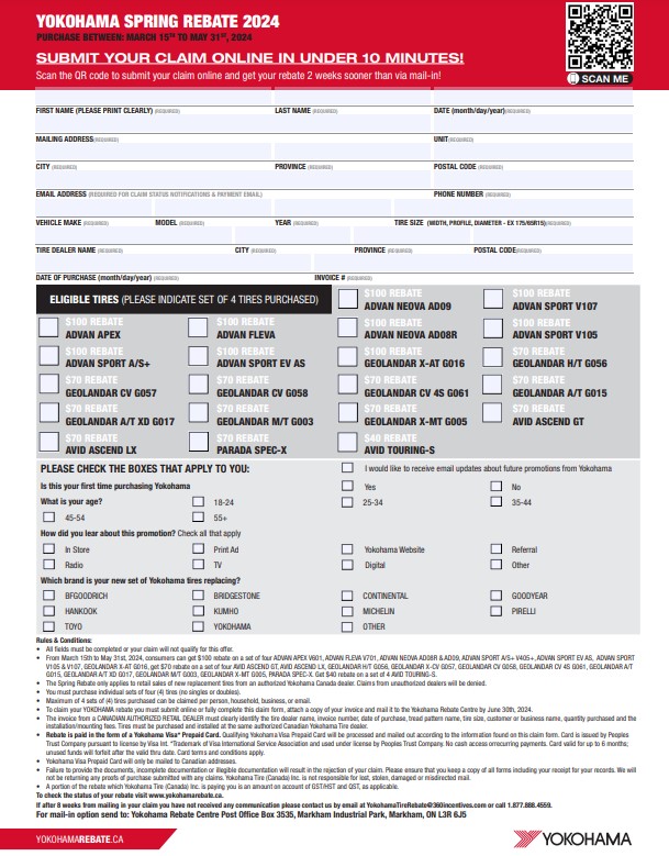 Yokehaoma Tires 2024 PDF