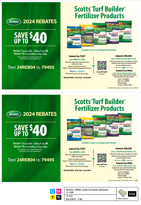 Scotts Turf Builder Rebates 2024